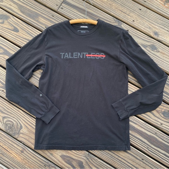 TALENTLESS Long Sleeve Logo Tee Shirt - Picture 8 of 10